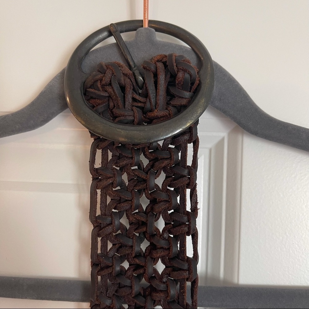 A&F Brown leather belt